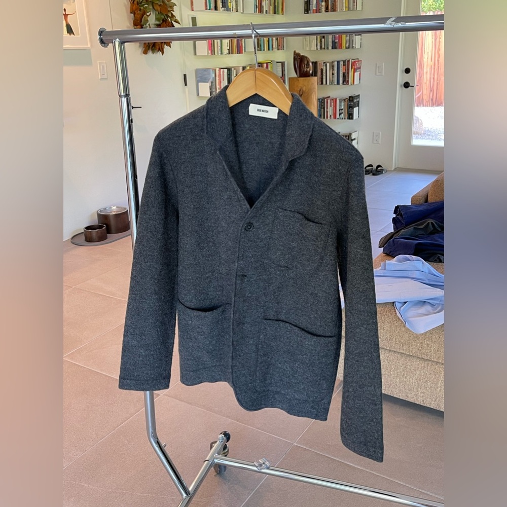 Buck Mason Boiled wool Blazer